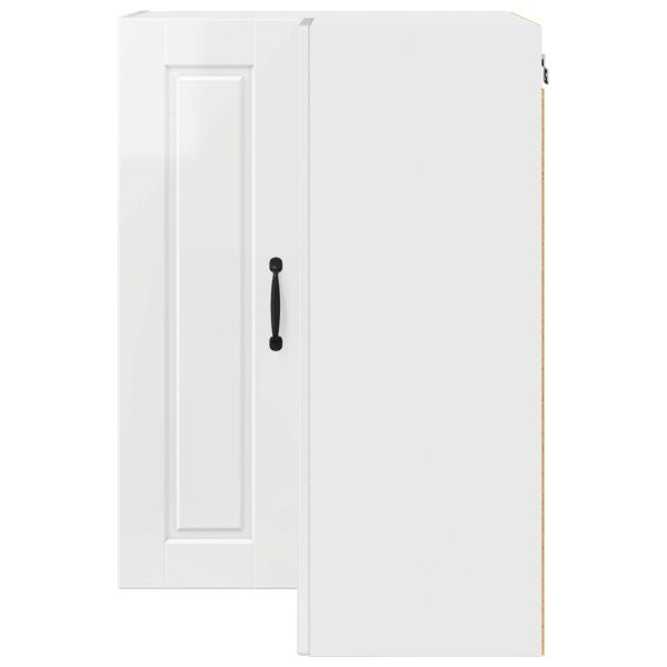 Кухненски шкаф Лъскаво бяло 57 x 57 x 80 см Инженерно дърво