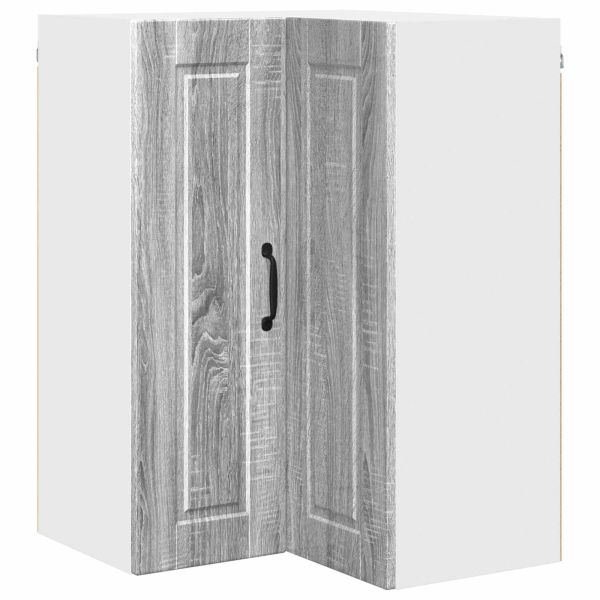 Кухненски шкаф Сив Сонома 57 x 57 x 80 см Инженерно дърво