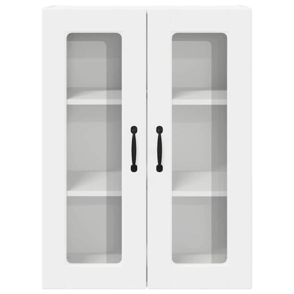 Кухненски шкаф с рафт Бяло 60 x 31 x 80 см Инженерно дърво