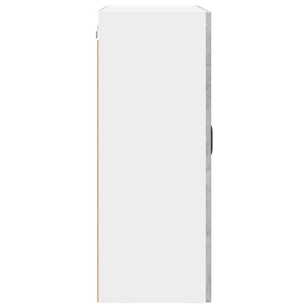 Кухненски шкаф Циментено сиво 60 x 31 x 80 см Инженерно дърво