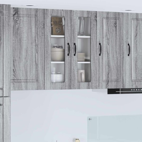Кухненски шкаф Сив Сонома 60 x 31 x 80 см Инженерно дърво