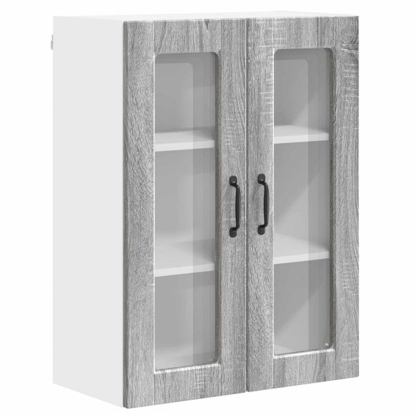 Кухненски шкаф Сив Сонома 60 x 31 x 80 см Инженерно дърво