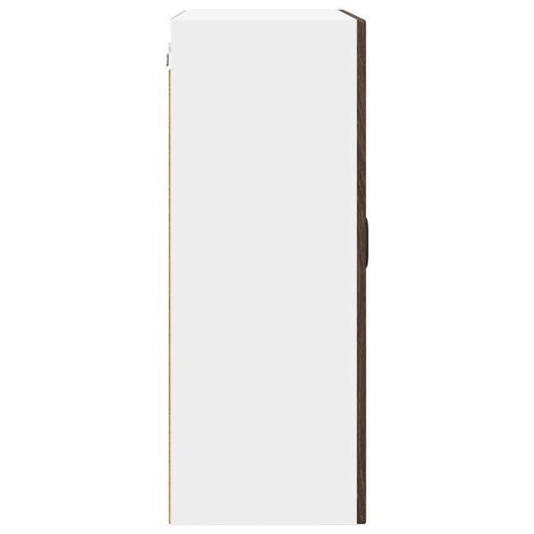 Кухненски шкаф с рафт Кафяв дъб 60 x 31 x 80 см Инженерно дърво