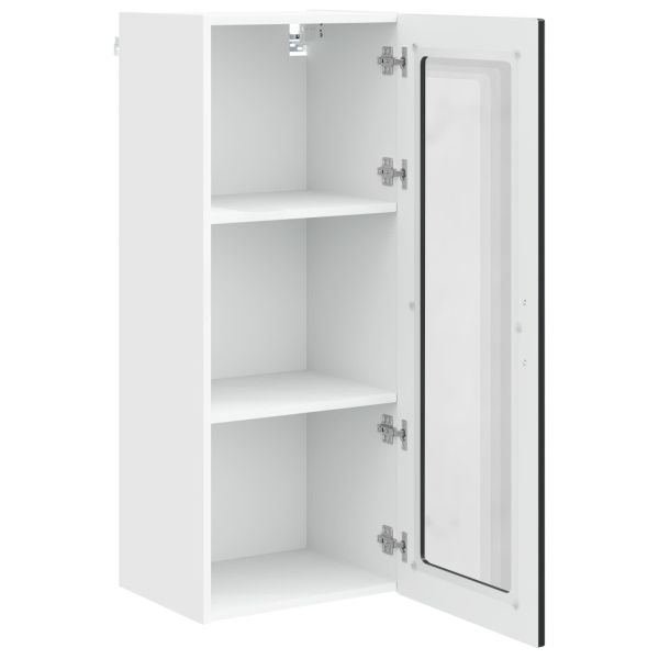 Кухненски шкаф с рафт Черно 40 x 31 x 100 см Инженерно дърво