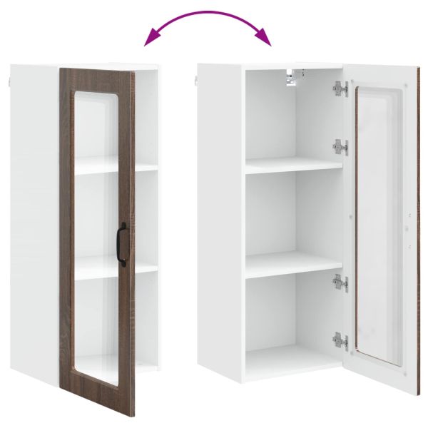 Кухненски шкаф Кафяв дъб 40 x 31 x 100 см Инженерно дърво