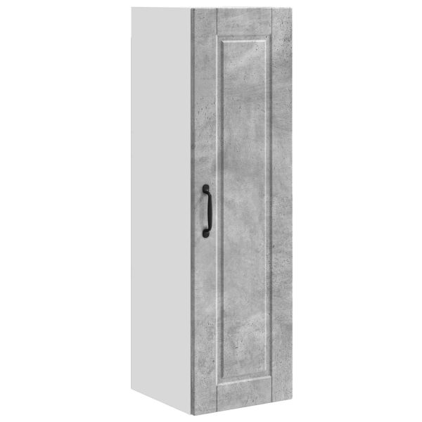 Кухненски шкаф Циментено сиво 30 x 31 x 100 см Инженерно дърво