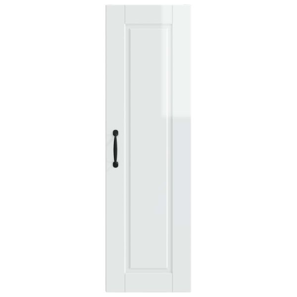 Кухненски шкаф Лъскаво бяло 30 x 31 x 100 см Инженерно дърво