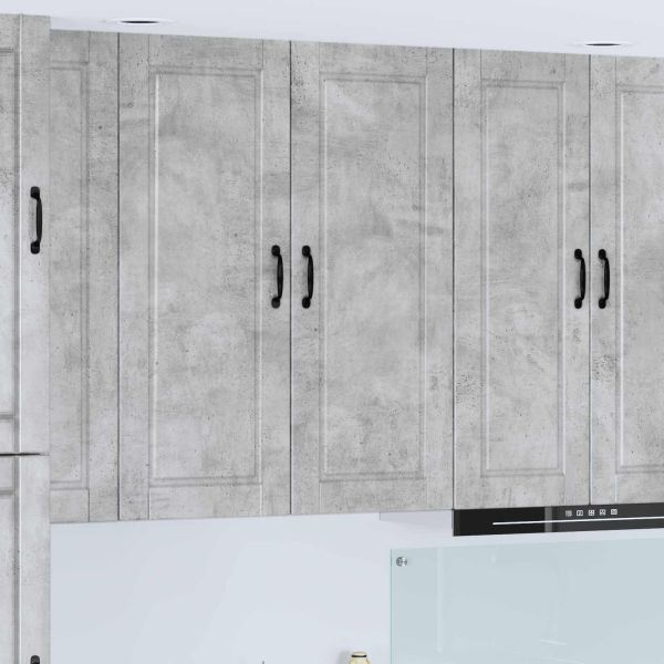 Кухненски шкаф Циментено сиво 40 x 31 x 100 см Инженерно дърво