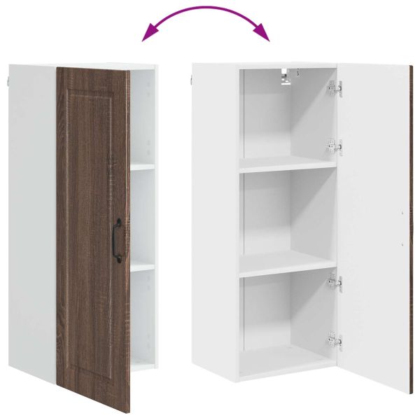 Кухненски шкаф Кафяв дъб 40 x 31 x 100 см Инженерно дърво