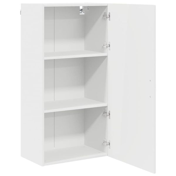 Кухненски шкаф с рафт Бяло 50 x 31 x 100 см Инженерно дърво