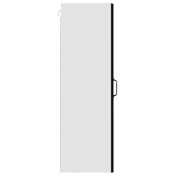 Кухненски шкаф с рафт Черно 50 x 31 x 100 см Инженерно дърво