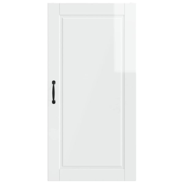 Кухненски шкаф Лъскаво бяло 50 x 31 x 100 см Инженерно дърво