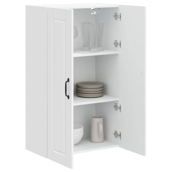 Кухненски шкаф с рафт Бяло 60 x 31 x 100 см Инженерно дърво