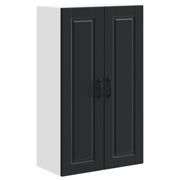 Кухненски шкаф с рафт Черно 60 x 31 x 100 см Инженерно дърво