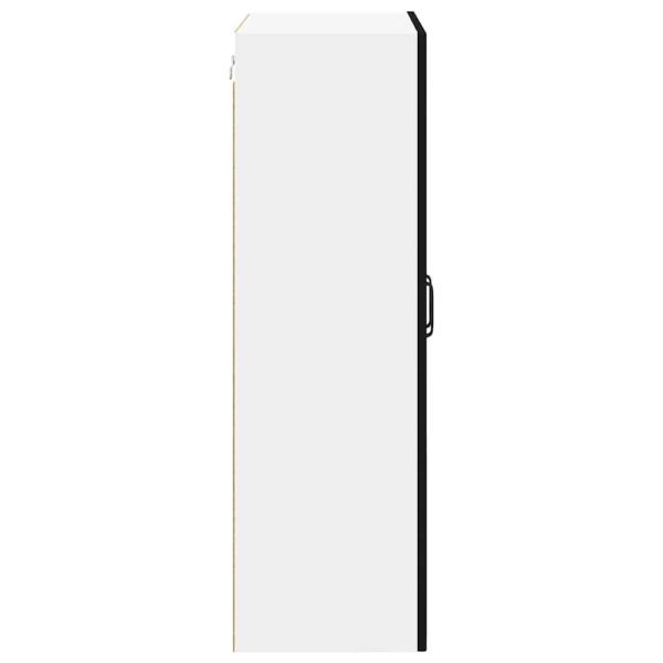 Кухненски шкаф с рафт Черно 60 x 31 x 100 см Инженерно дърво