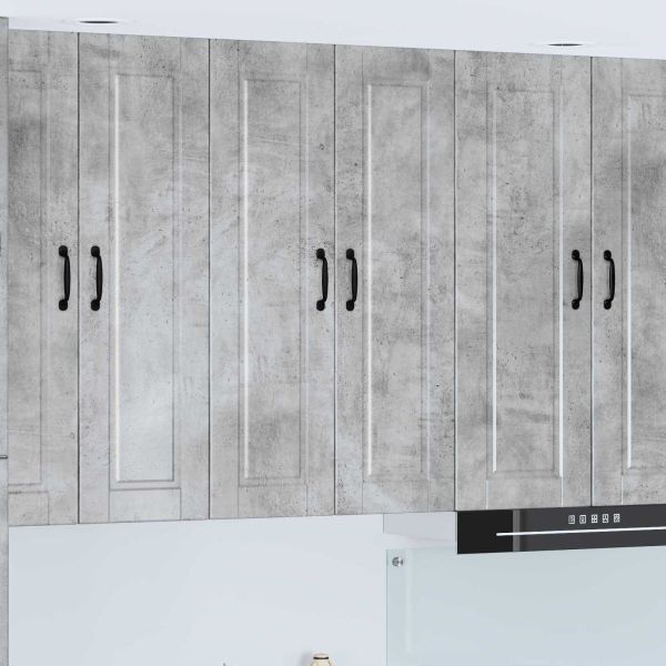 Кухненски шкаф Циментено сиво 60 x 31 x 100 см Инженерно дърво