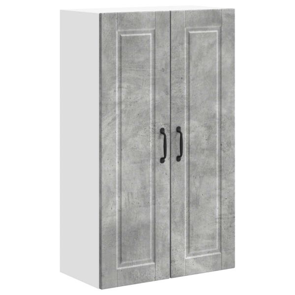 Кухненски шкаф Циментено сиво 60 x 31 x 100 см Инженерно дърво