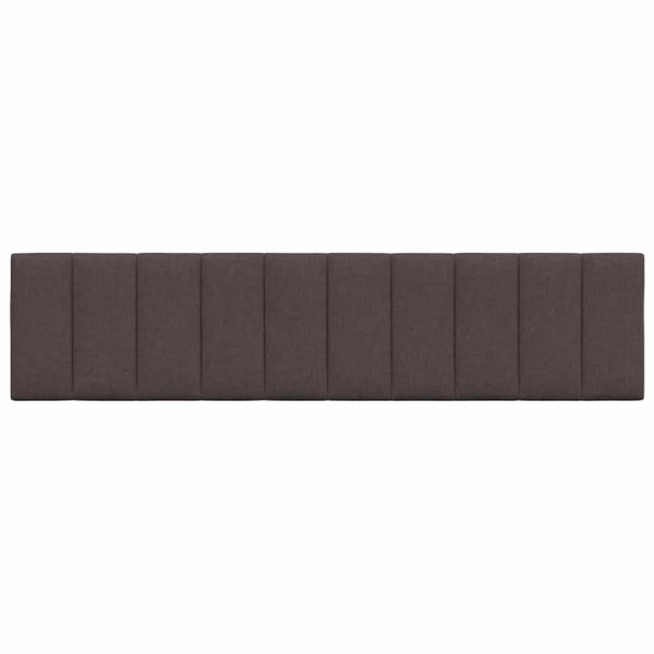 Мека табла за легло Hanko, тъмнокафява, 200 см, плат
