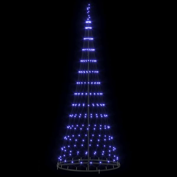 LED Коледна Елха с 295 LED светодиода Синьо 250 cm Метал