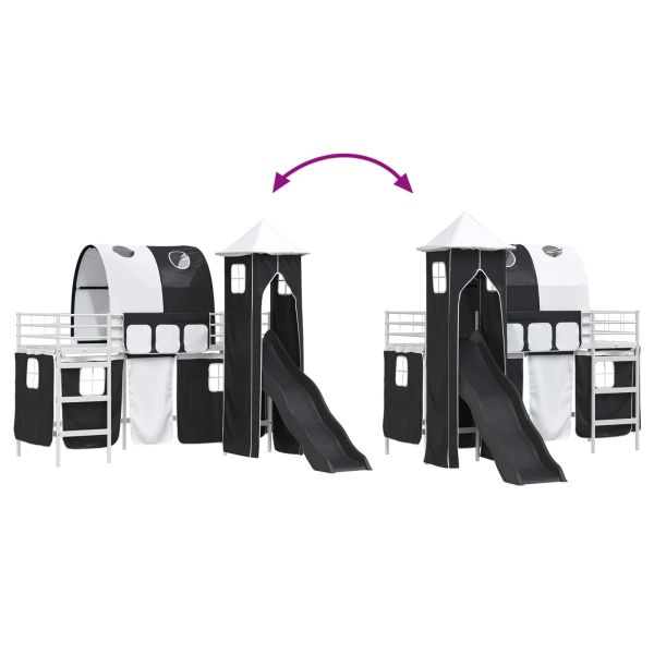 Бял и черен 74,5 x 190 см