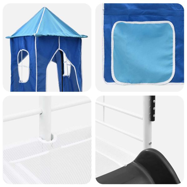 Бял и син 74,5 x 190 см