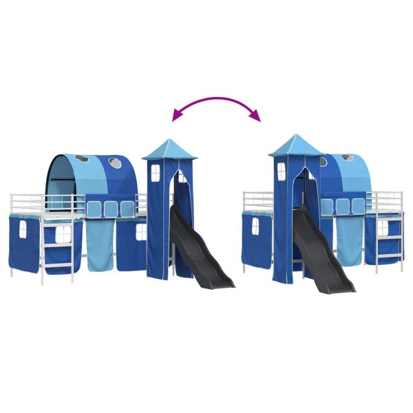 Бял и син 99,5 x 200 см