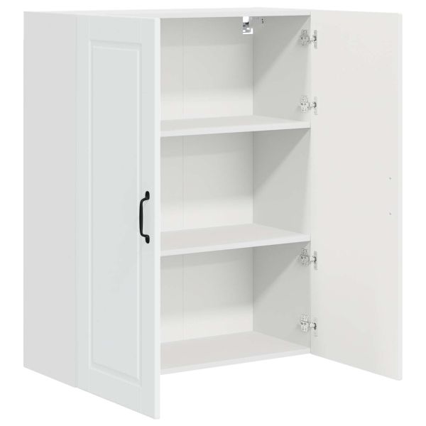 Кухненски шкаф с рафт Бяло 80 x 31 x 100 см Инженерно дърво