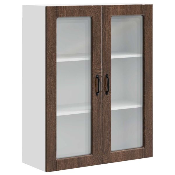 Кухненски шкаф Кафяв дъб 80 x 31 x 100 см Инженерно дърво