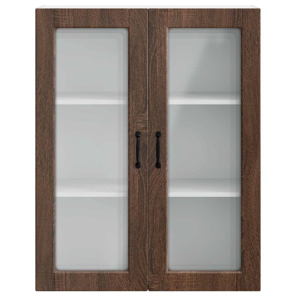 Кухненски шкаф Кафяв дъб 80 x 31 x 100 см Инженерно дърво