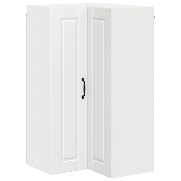 Кухненски шкаф с рафт Бяло 57 x 57 x 100 см Инженерно дърво