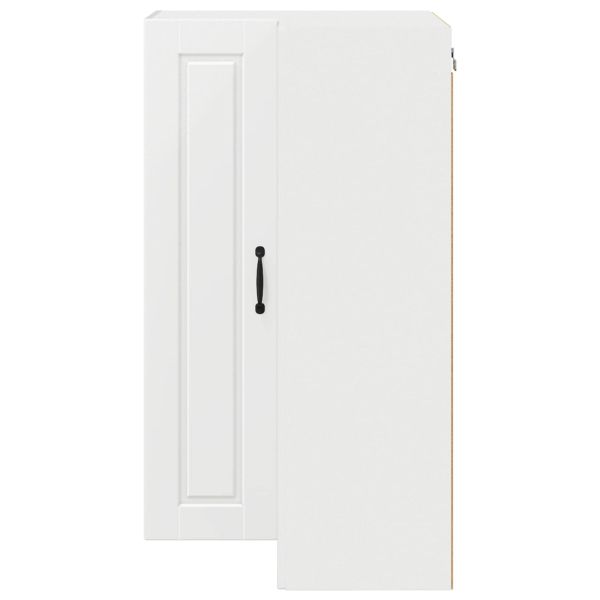 Кухненски шкаф с рафт Бяло 57 x 57 x 100 см Инженерно дърво