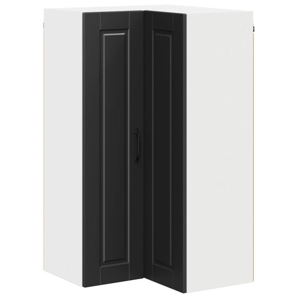 Кухненски шкаф с рафт Черно 57 x 57 x 100 см Инженерно дърво