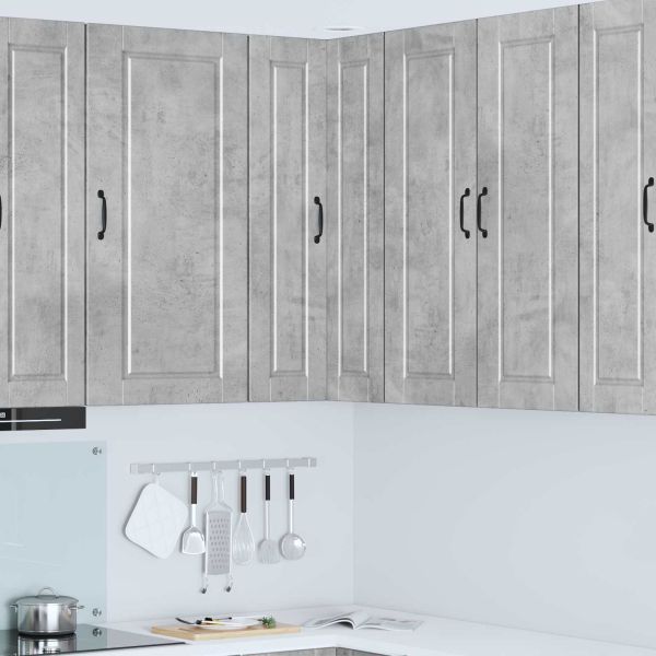 Кухненски шкаф Циментено сиво 57 x 57 x 100 см Инженерно дърво