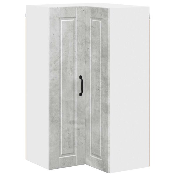 Кухненски шкаф Циментено сиво 57 x 57 x 100 см Инженерно дърво