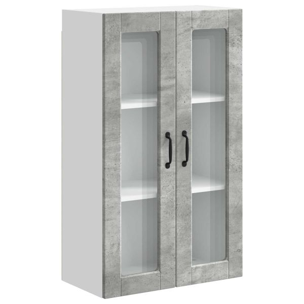 Кухненски шкаф Циментено сиво 60 x 31 x 100 см Инженерно дърво