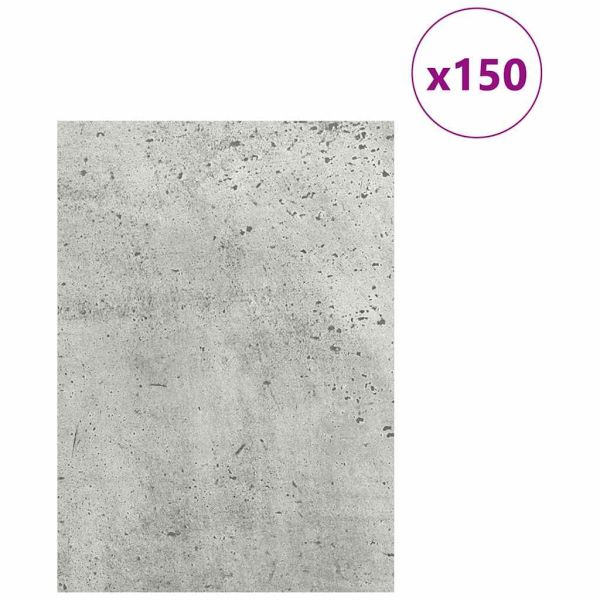 Декор панели 150 pcs Циментено сиво 15 x 21 x 0.27 см
