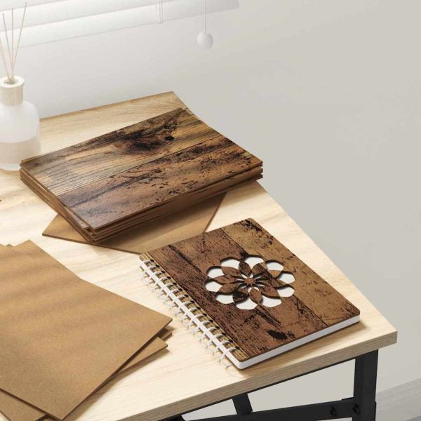 Декор панели 12 pcs Старо дърво 15 x 21 x 0.27 см