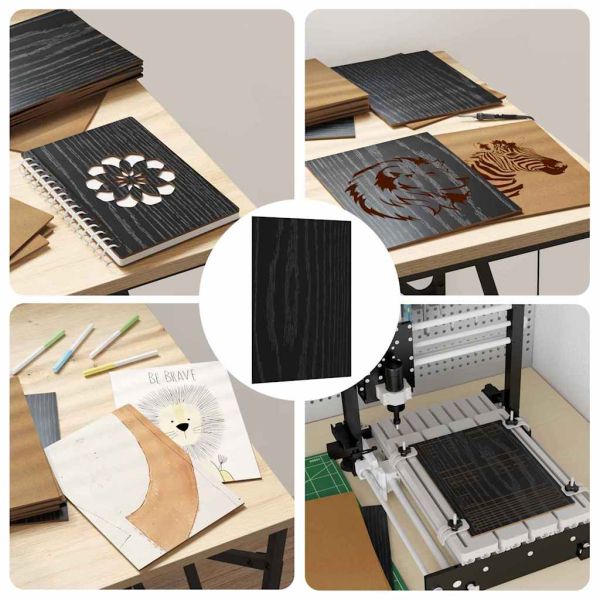 Декор панели 50 pcs Черния дъб 21 x 30 x 0,27 см