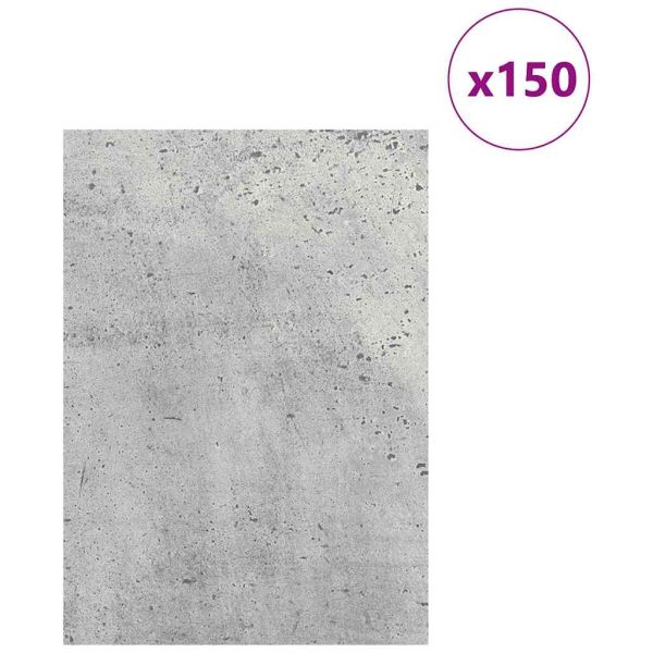 Декор панели 150 pcs Циментено сиво 21 x 30 x 0,27 см