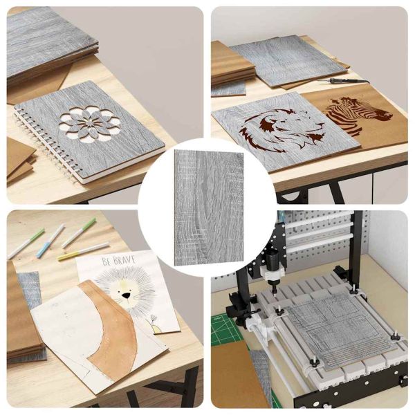 Декор панели 50 pcs Сив Сонома 21 x 30 x 0,27 см