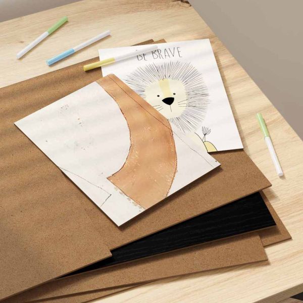 Декор панели 50 pcs Черния дъб 30 x 42 x 0.27 см