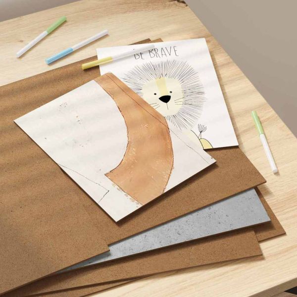 Декор панели 50 pcs Циментено сиво 30 x 42 x 0.27 см