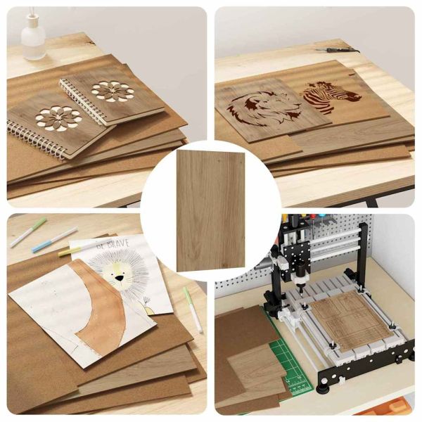 Декор панели 50 pcs Дъб 30 x 42 x 0.27 см Инженерно дърво