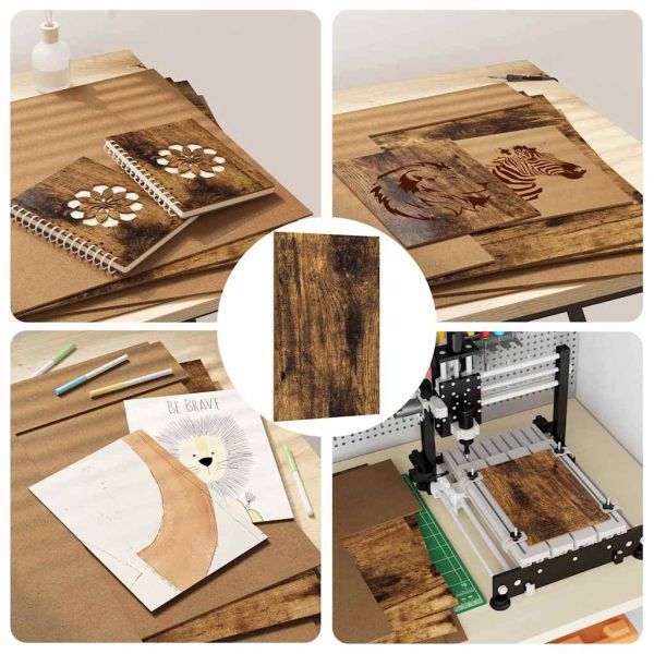 Декор панели 50 pcs Димян дъб 40 x 60 x 0.27 см Инженерно дърво