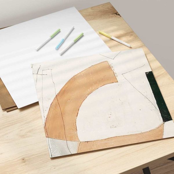 Декор панели 12 pcs Бяло 30 х 30 х 0.27 см Инженерно дърво