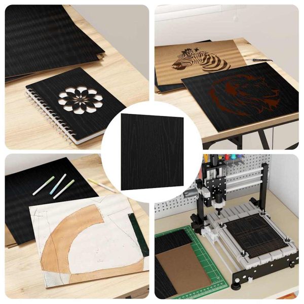 Декор панели 50 pcs Черния дъб 30 х 30 х 0.27 см