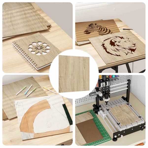 Декор панели 12 pcs Сонома дъб 30 х 30 х 0.27 см