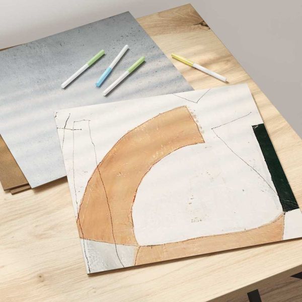 Декор панели 50 pcs Циментено сиво 30 х 30 х 0.27 см