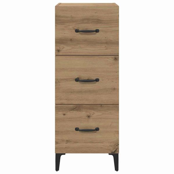 Служебен шкаф с чекмедже Дъб 34,5 x 34 x 90 см Инженерно дърво