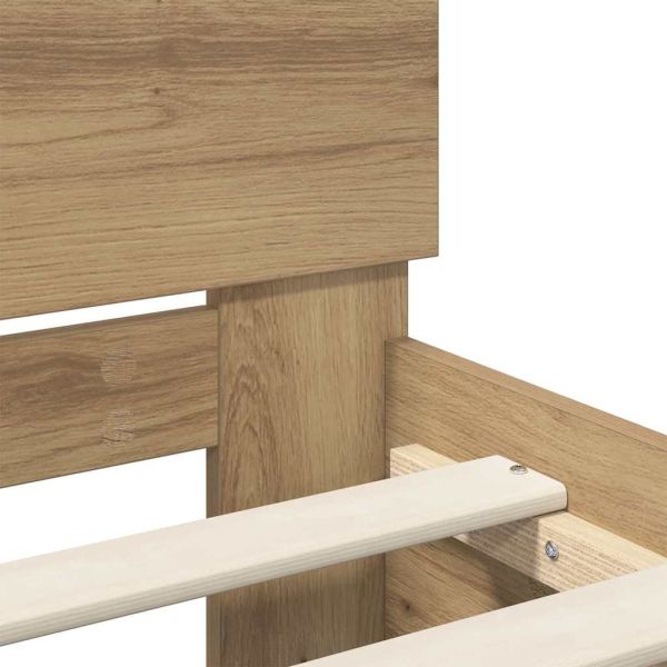 Рамка за легло с таблото Дъб 100 x 200 cm Инженерно дърво